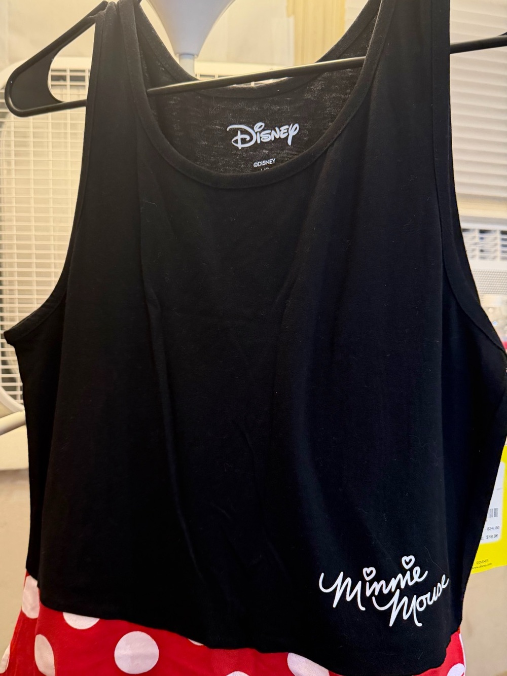 Disney Minnie Mouse Black & Red dress large